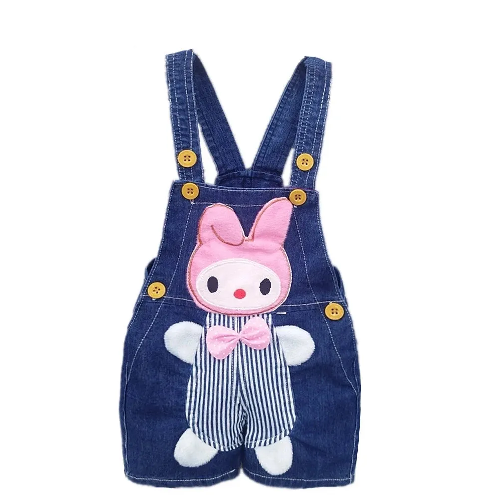 1 2 3T Baby Clothing Boys Girls Jeans Overalls Shorts Toddler Infant Denim Rompers Cute Cartoon Pants