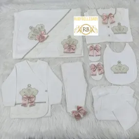 10pcs Jeweled Set - Blush