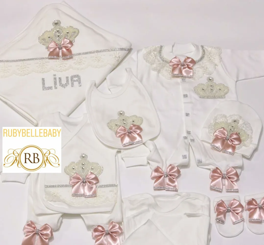 10pcs Jeweled Set - Blush