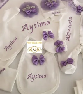 10pcs Jeweled Set - Purple