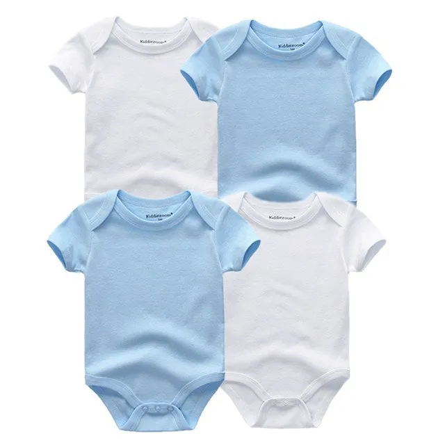 4PCS/LOT Baby Rompers Short Sleeve Cotton 2020 Overalls Clothing