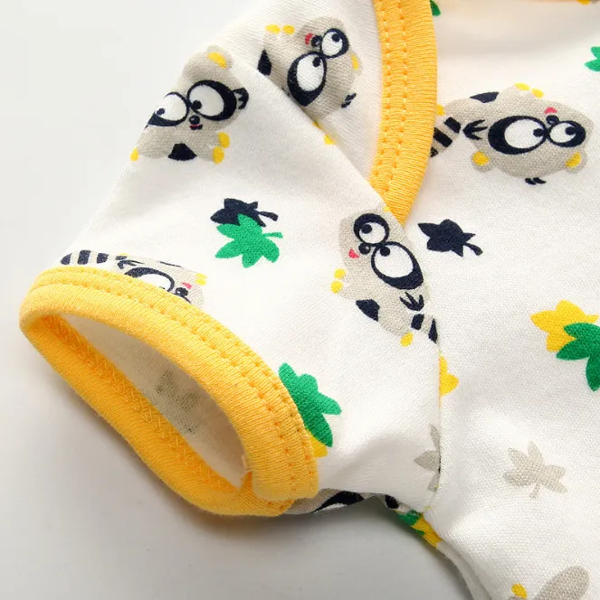 4PCS/LOT Baby Rompers Short Sleeve Cotton 2020 Overalls Clothing