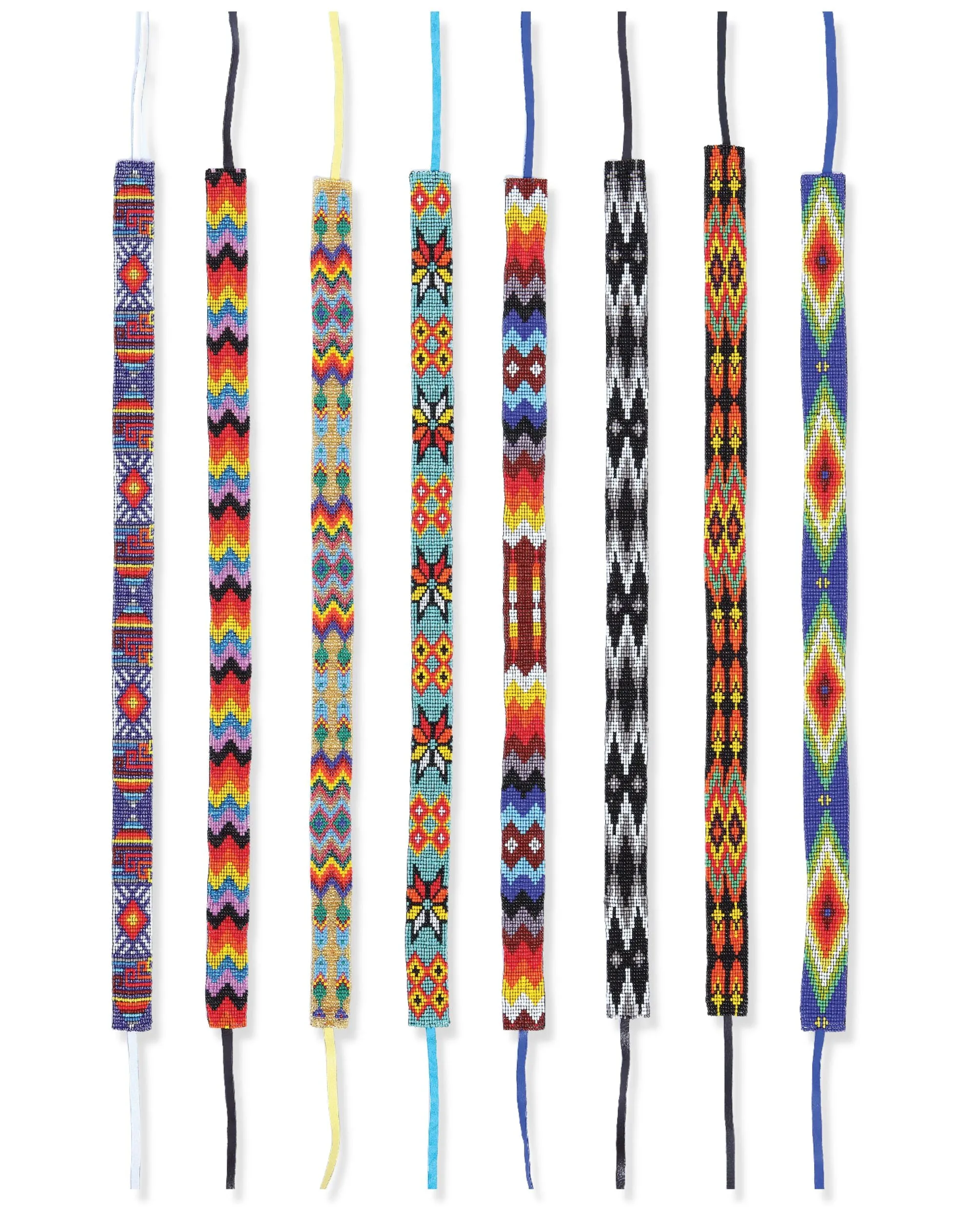 6 Pack Colorful Beaded Hat Bands!  Only $9.50 ea.!