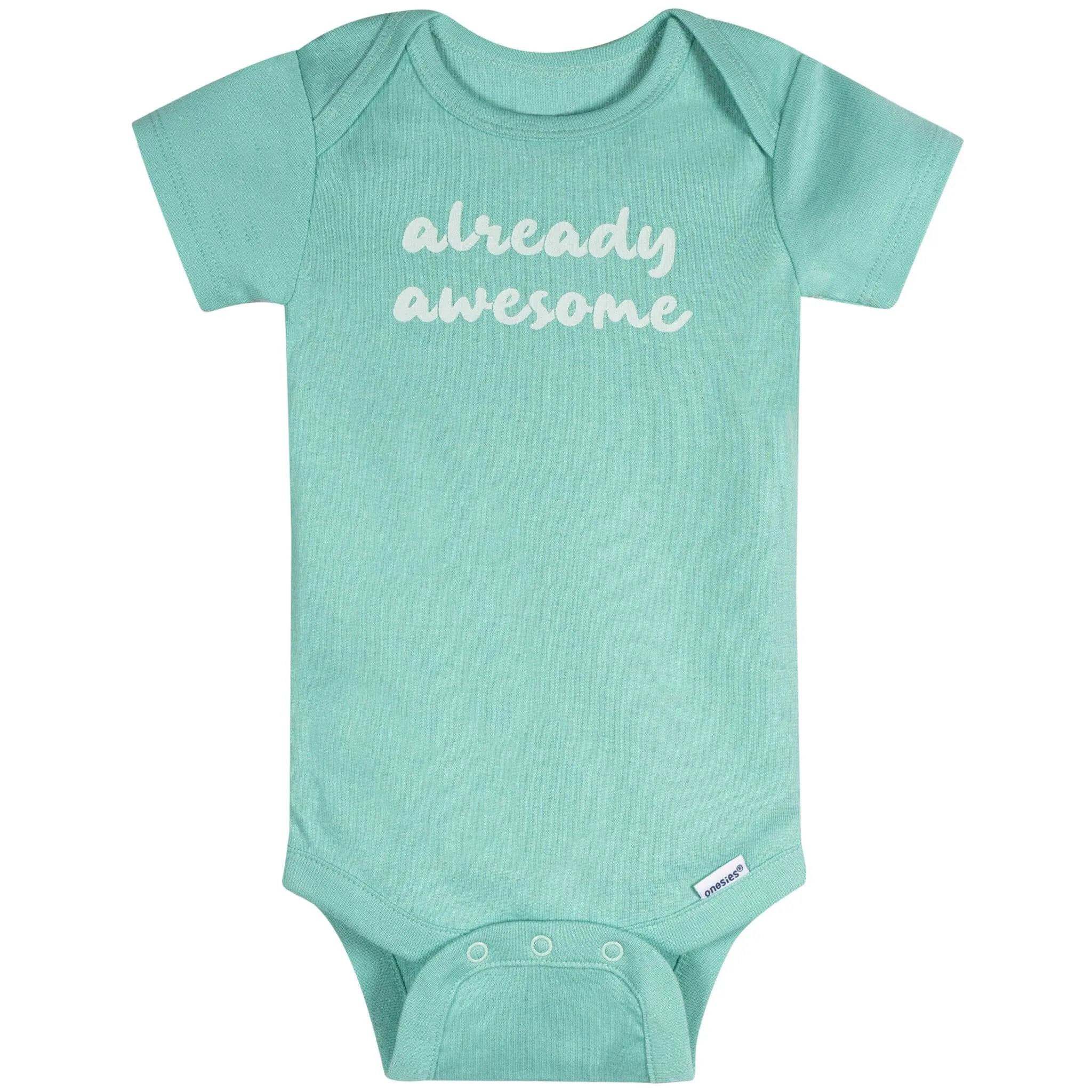 8-Pack Baby Girls Super Happy Short Sleeve Onesies® Bodysuits