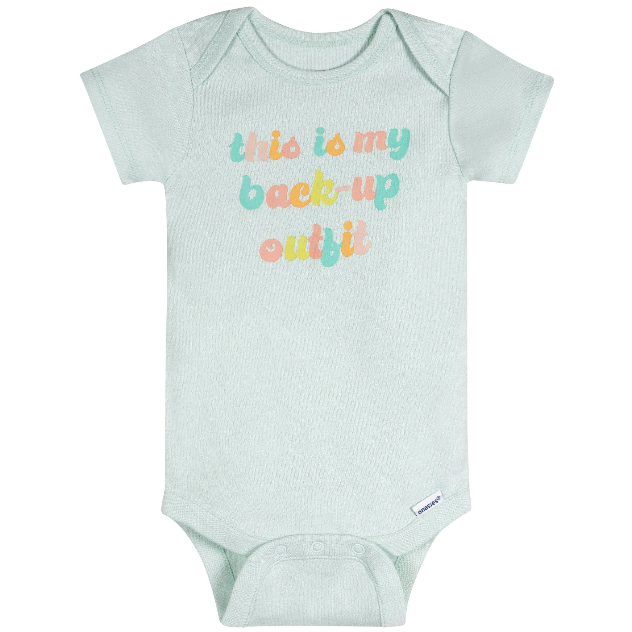 8-Pack Baby Girls Super Happy Short Sleeve Onesies® Bodysuits