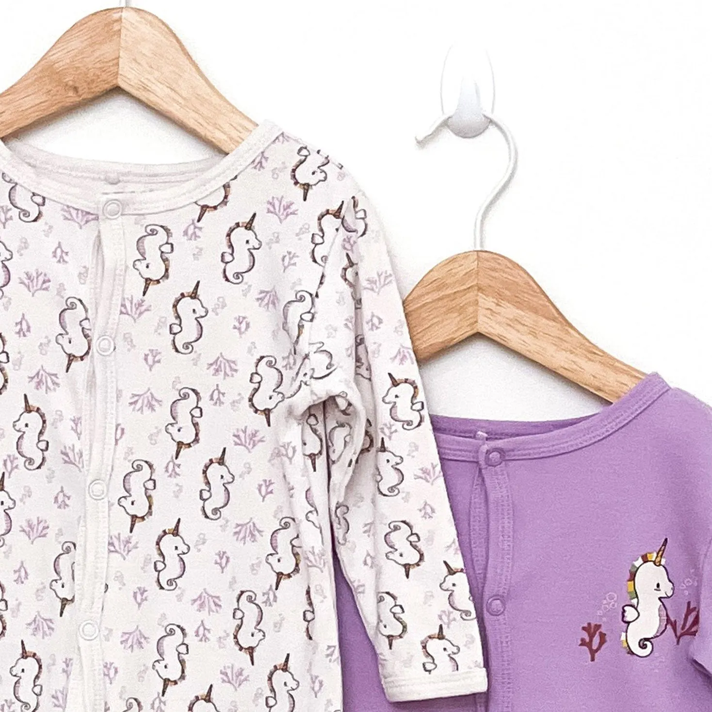 Baby 2-pack organic sleepsuits (80)