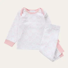 Baby All Over Elephant Print Pyjama Pink - 0-6 Months