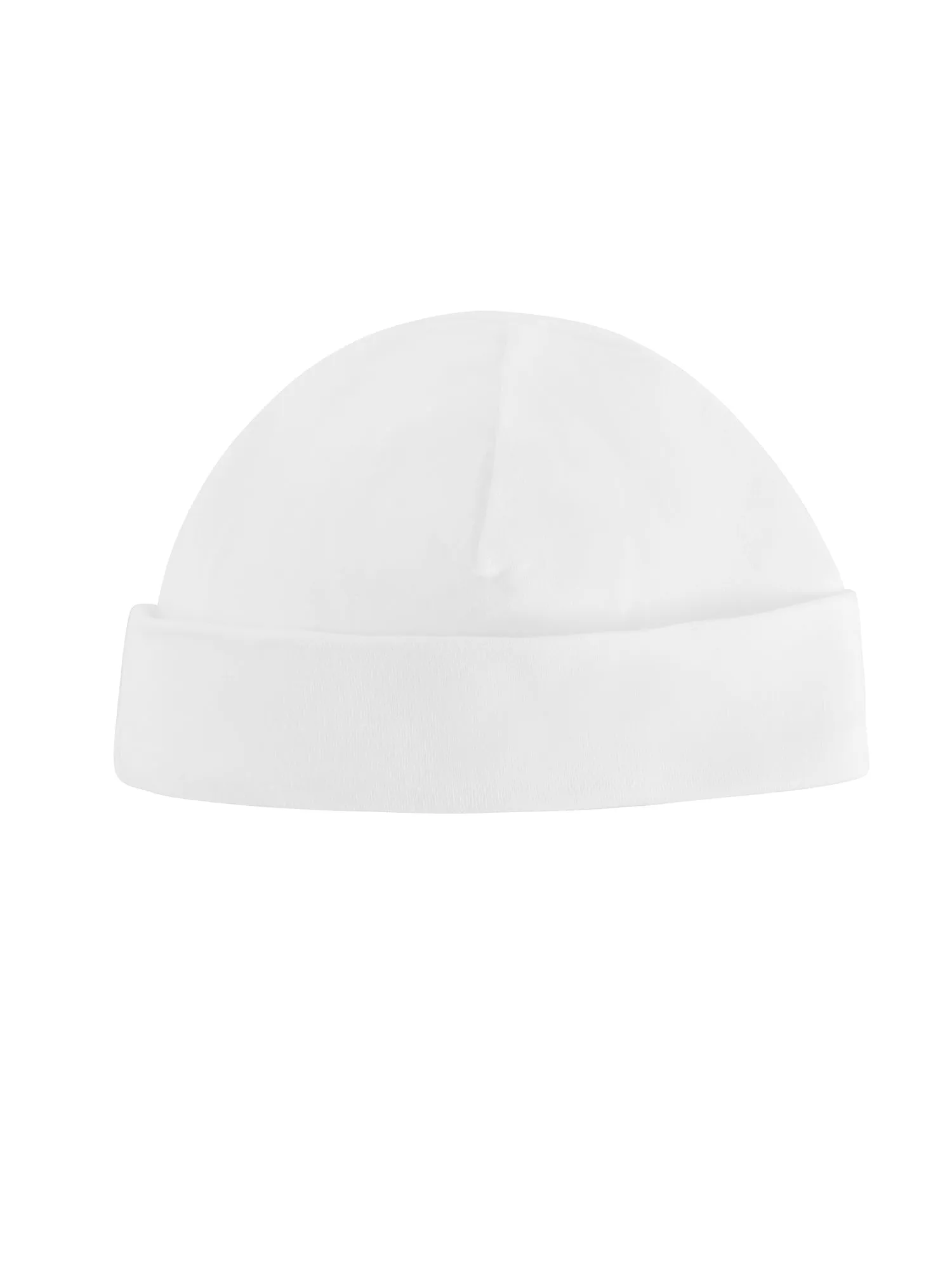 Baby Beanie - Organic White