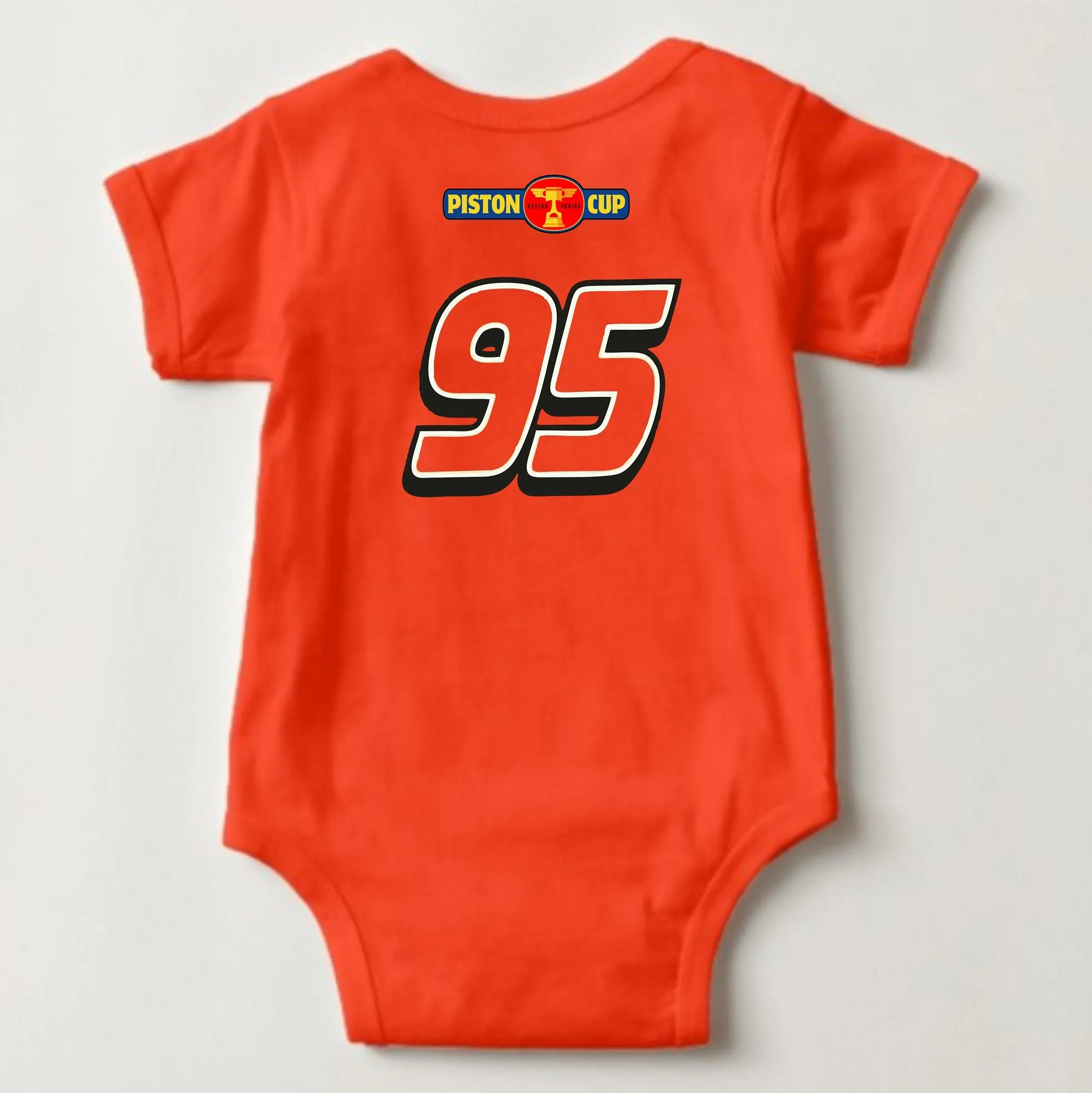 Baby Birthday Onesies  - The Cars Rust-eze Orange