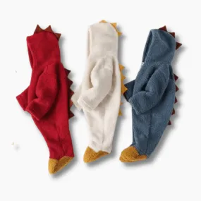 Baby Dinosaur Hooded Rompers