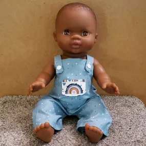 Baby Doll Romper - Blue Rainbow