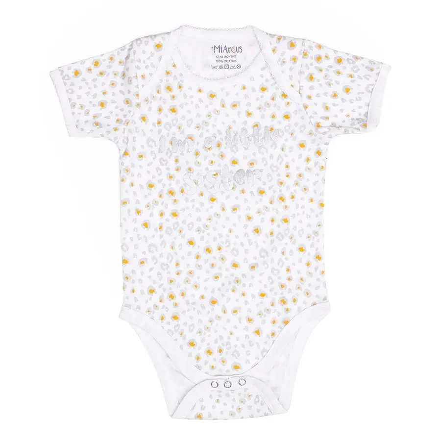 Baby Girl Tiny Tog Romper - Cuddle (Pack of 2)
