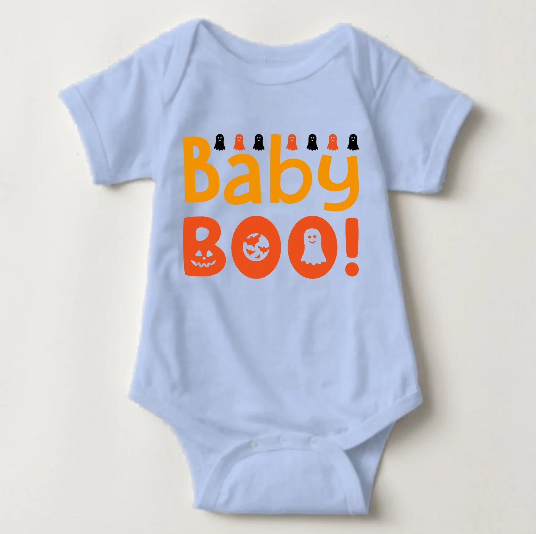 Baby Halloween  Onesies - Baby Boo Colored
