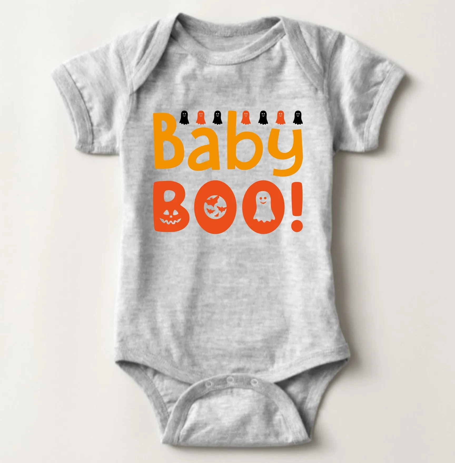 Baby Halloween  Onesies - Baby Boo Colored