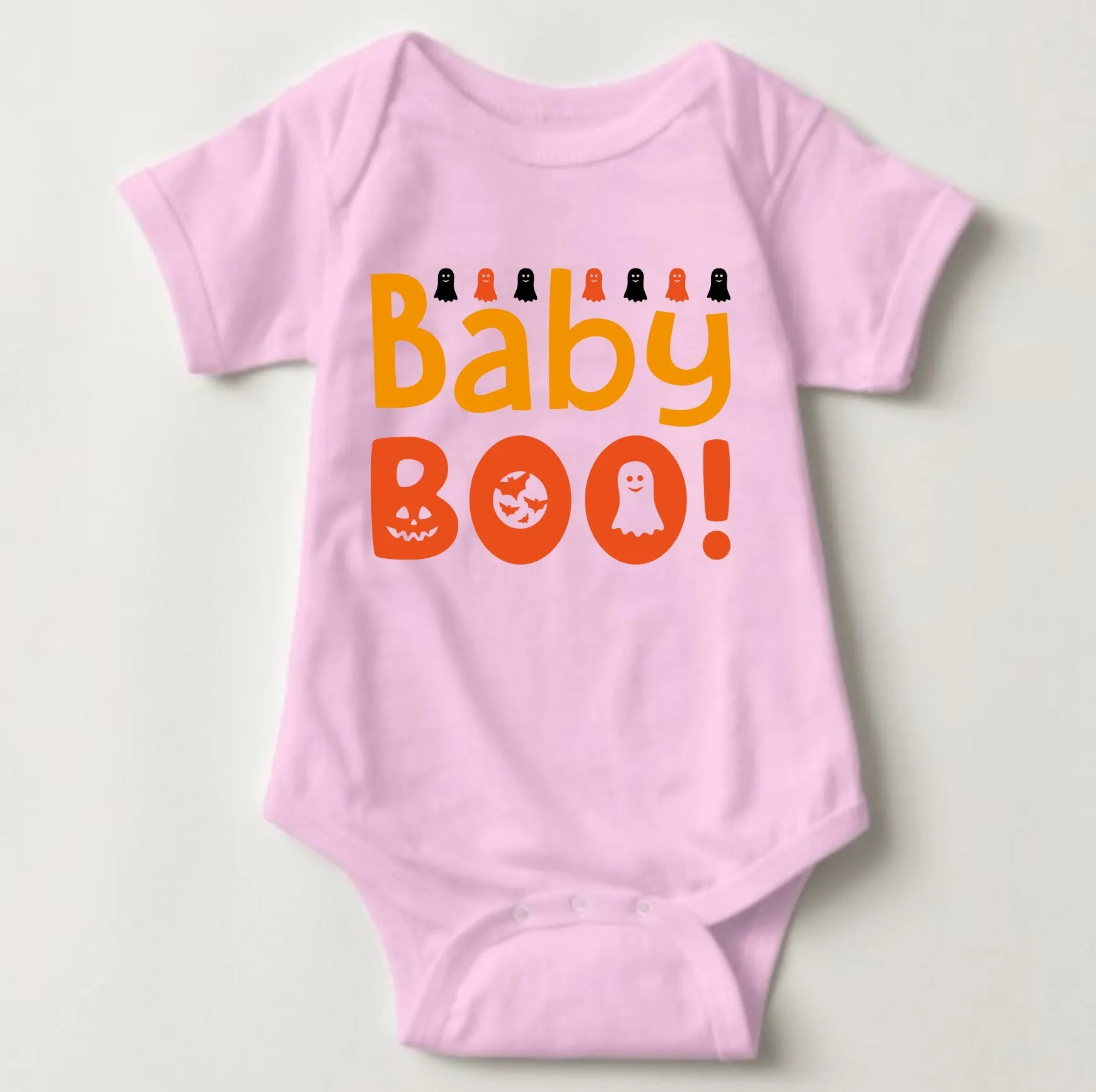Baby Halloween  Onesies - Baby Boo Colored