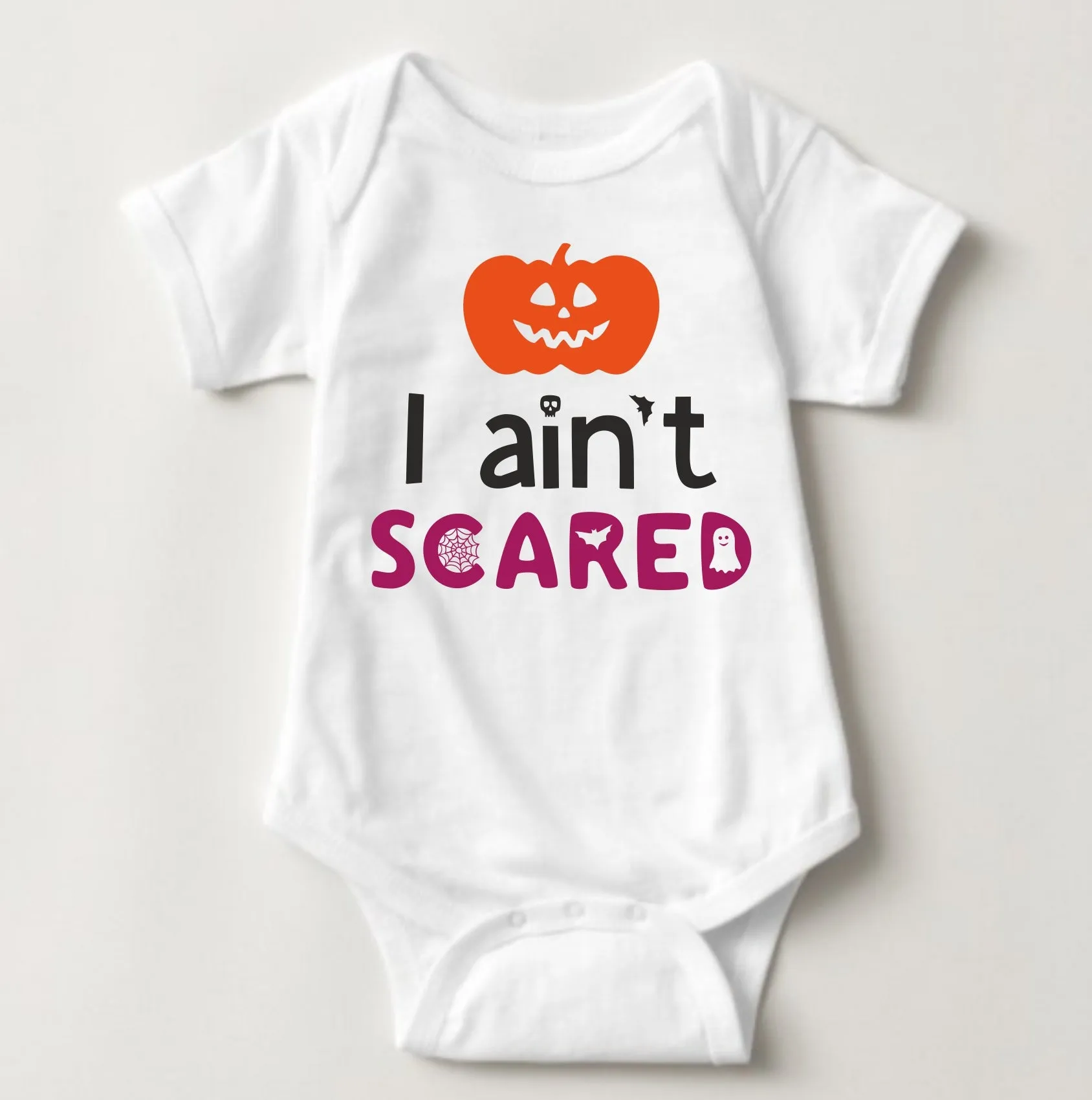 Baby Halloween  Onesies - I ain't Scared