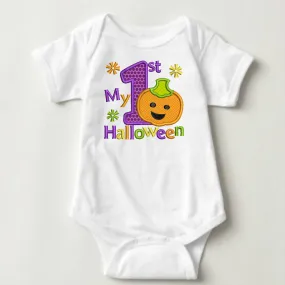 Baby Halloween  Onesies - My 1st Halloween (Pumpkin)