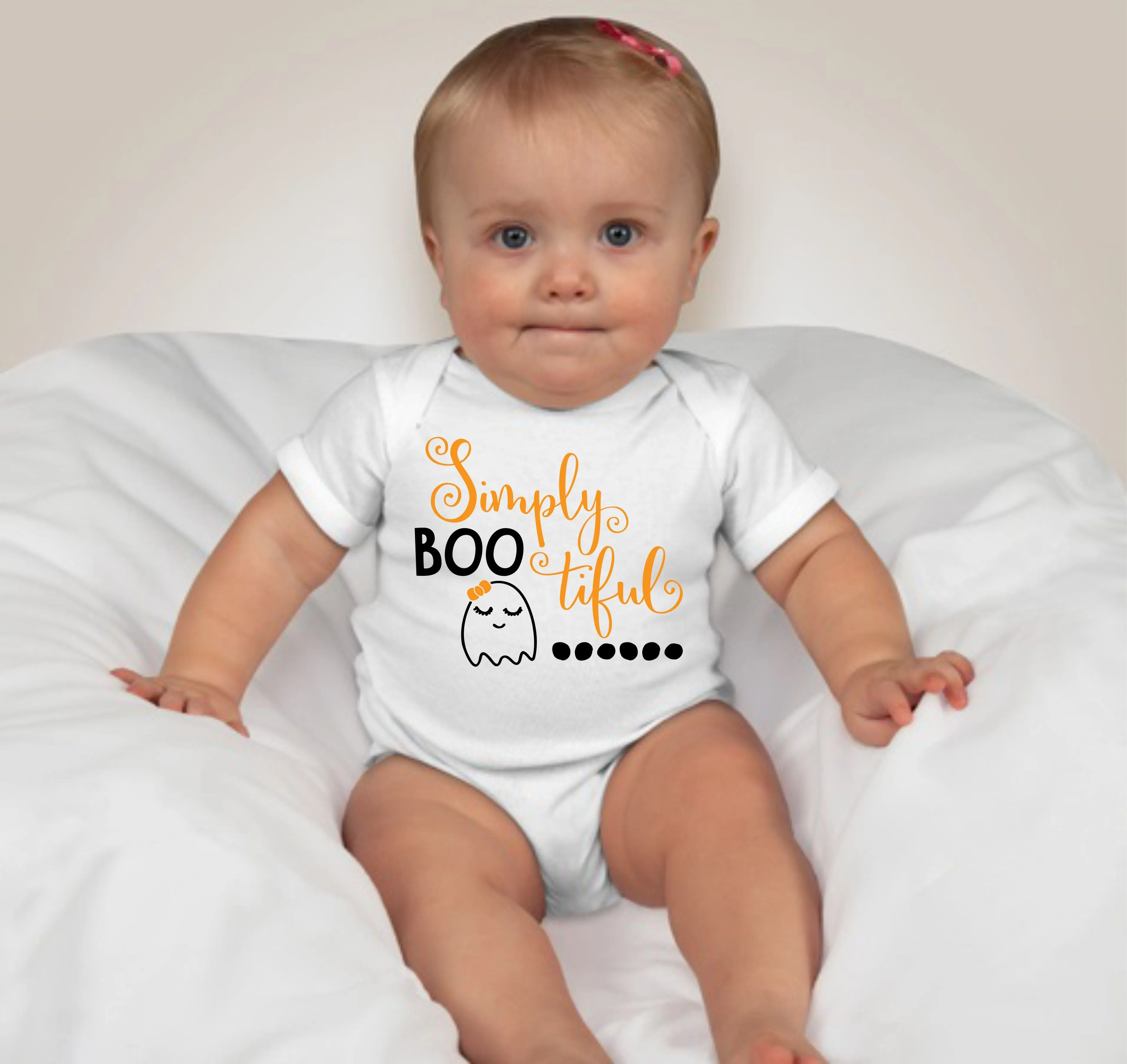 Baby Halloween  Onesies - Simply Boo tiful Colored