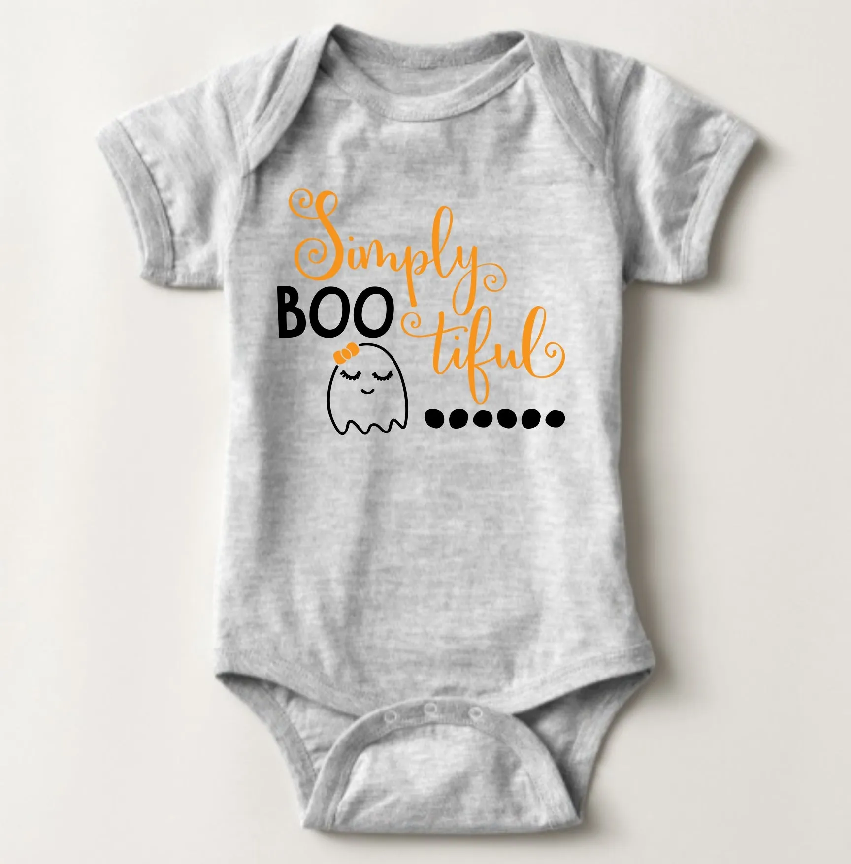 Baby Halloween  Onesies - Simply Boo tiful Colored