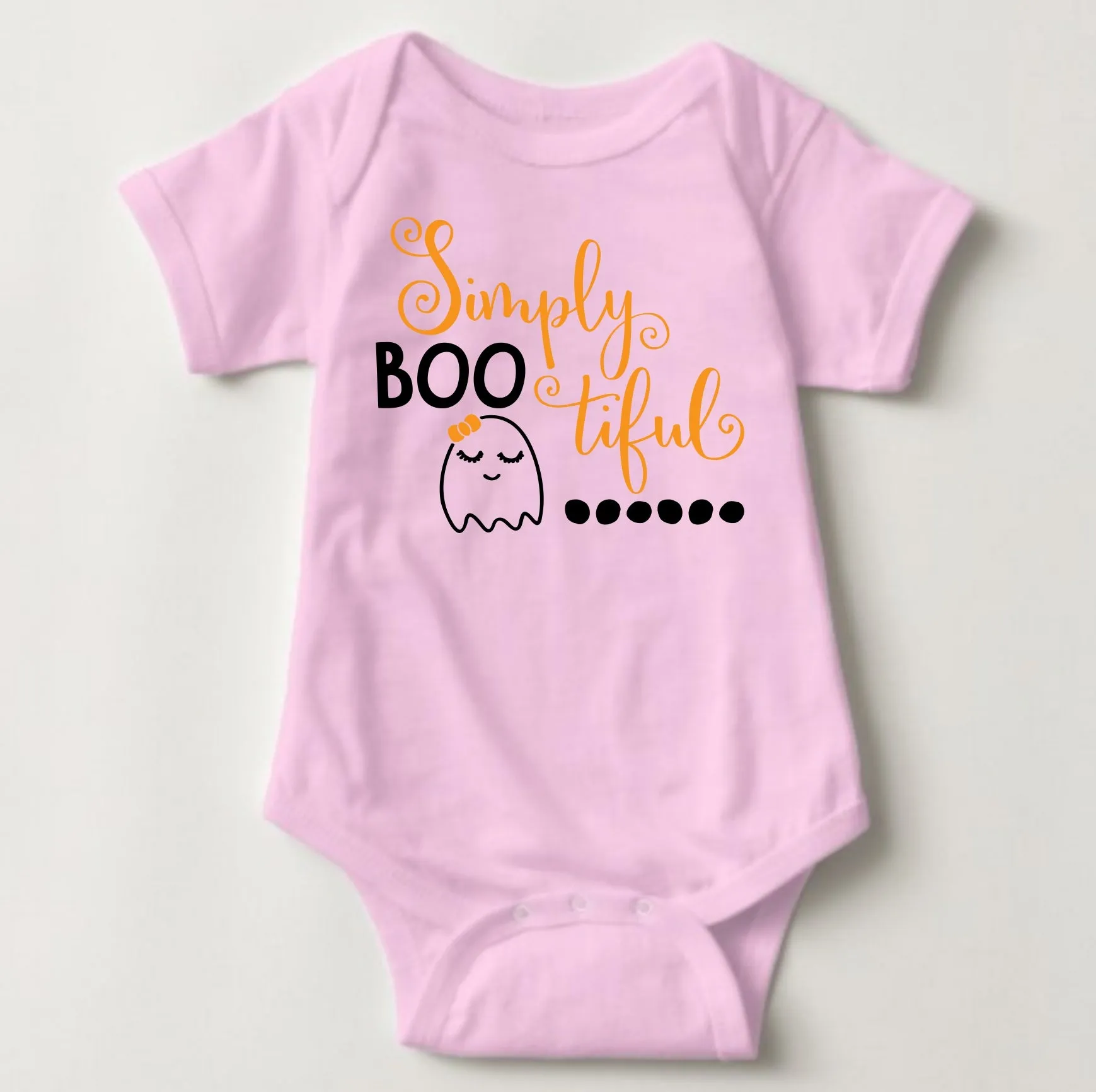 Baby Halloween  Onesies - Simply Boo tiful Colored