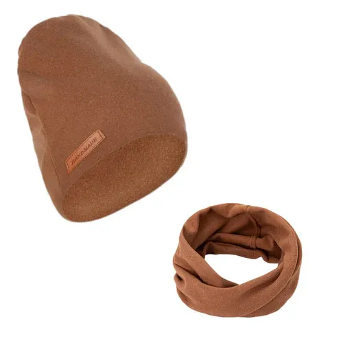 Baby Hats: 2Pcs/Lot Faux Cashmere Baby Turban Hats Scarf Set Newborn Kids Leather