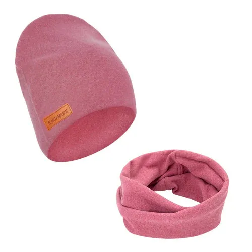 Baby Hats: 2Pcs/Lot Faux Cashmere Baby Turban Hats Scarf Set Newborn Kids Leather