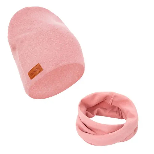 Baby Hats: 2Pcs/Lot Faux Cashmere Baby Turban Hats Scarf Set Newborn Kids Leather
