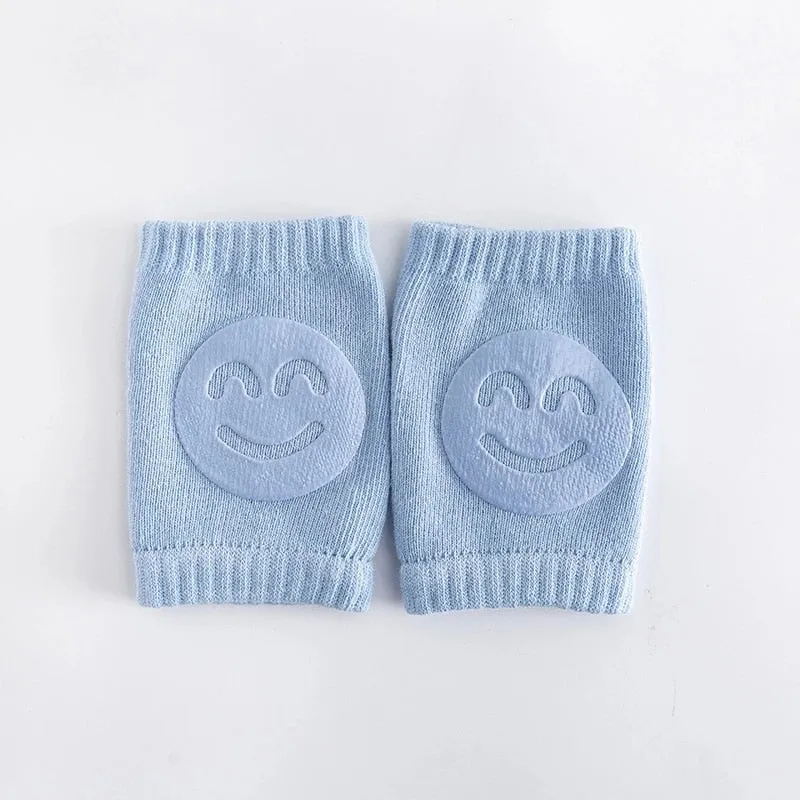 Baby Knee Pads Toddler Smiley Safety Protective Wear For Crawling Infants & Toddlers