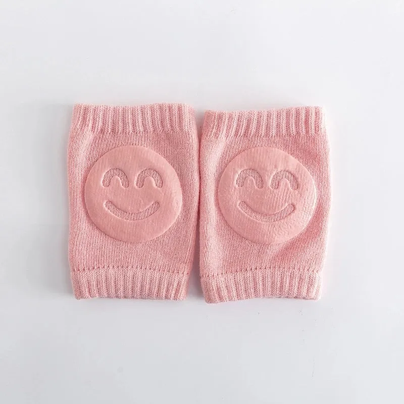 Baby Knee Pads Toddler Smiley Safety Protective Wear For Crawling Infants & Toddlers