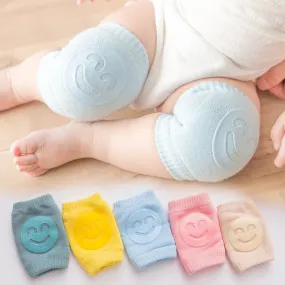Baby Knee Pads Toddler Smiley Safety Protective Wear For Crawling Infants & Toddlers