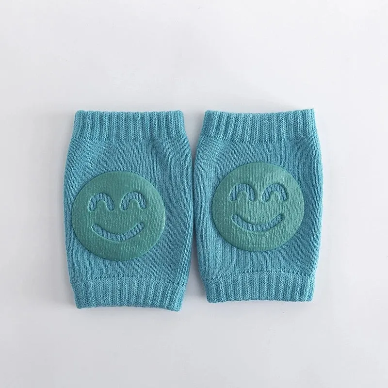 Baby Knee Pads Toddler Smiley Safety Protective Wear For Crawling Infants & Toddlers