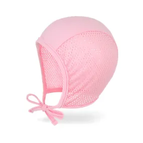 Baby Mesh Bonnet Pilot Cap Hat | Pink