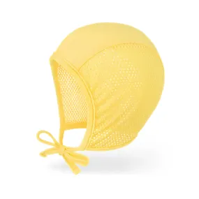 Baby Mesh Bonnet Pilot Cap Hat | Yellow
