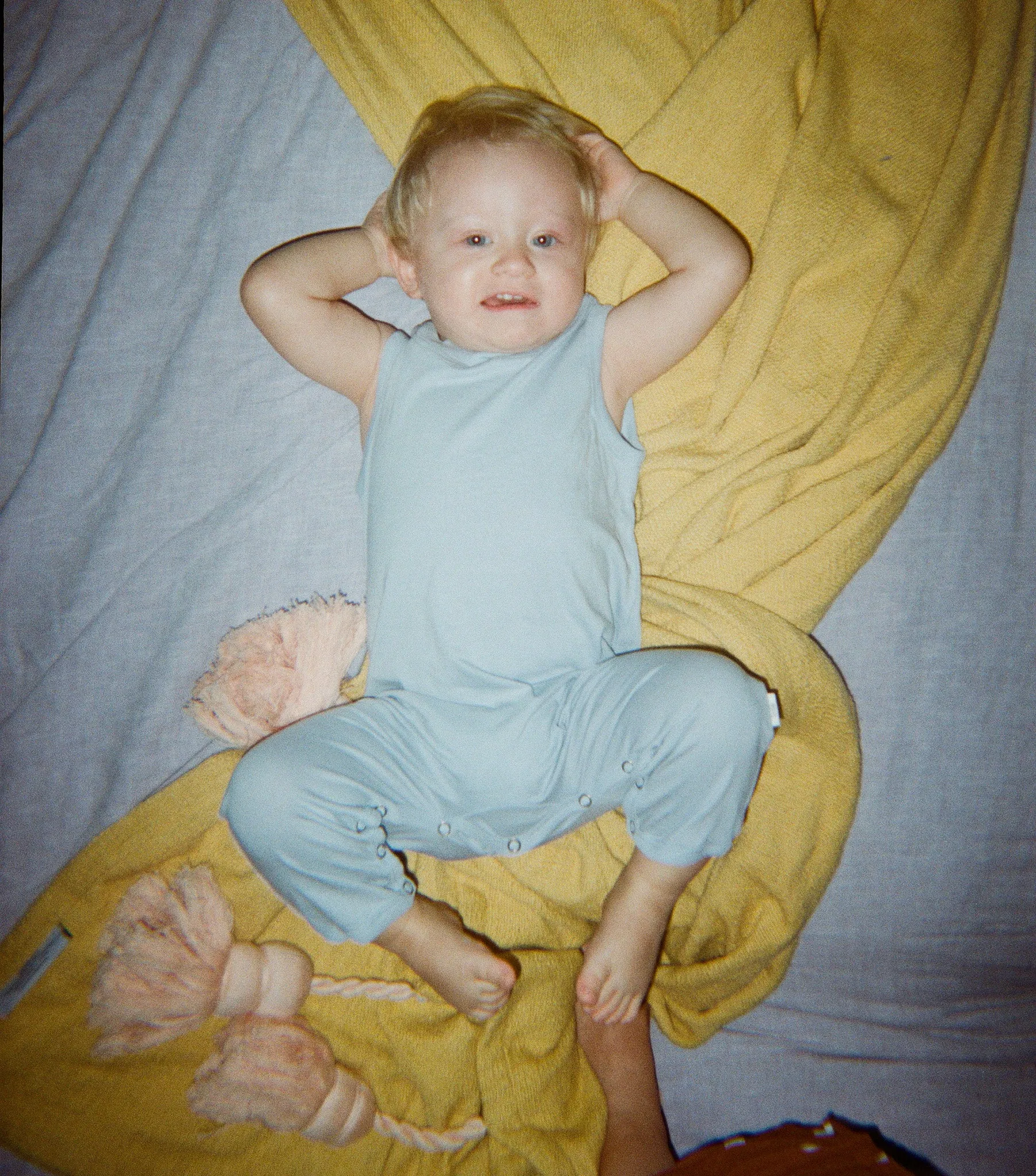 Baby Romper - Powder Blue