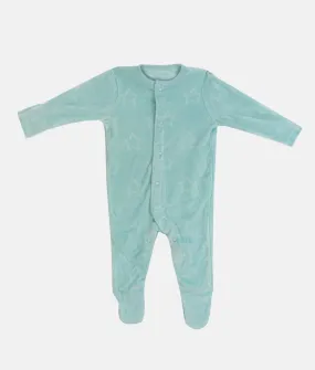 Baby Sleep Suits - Mint Stars