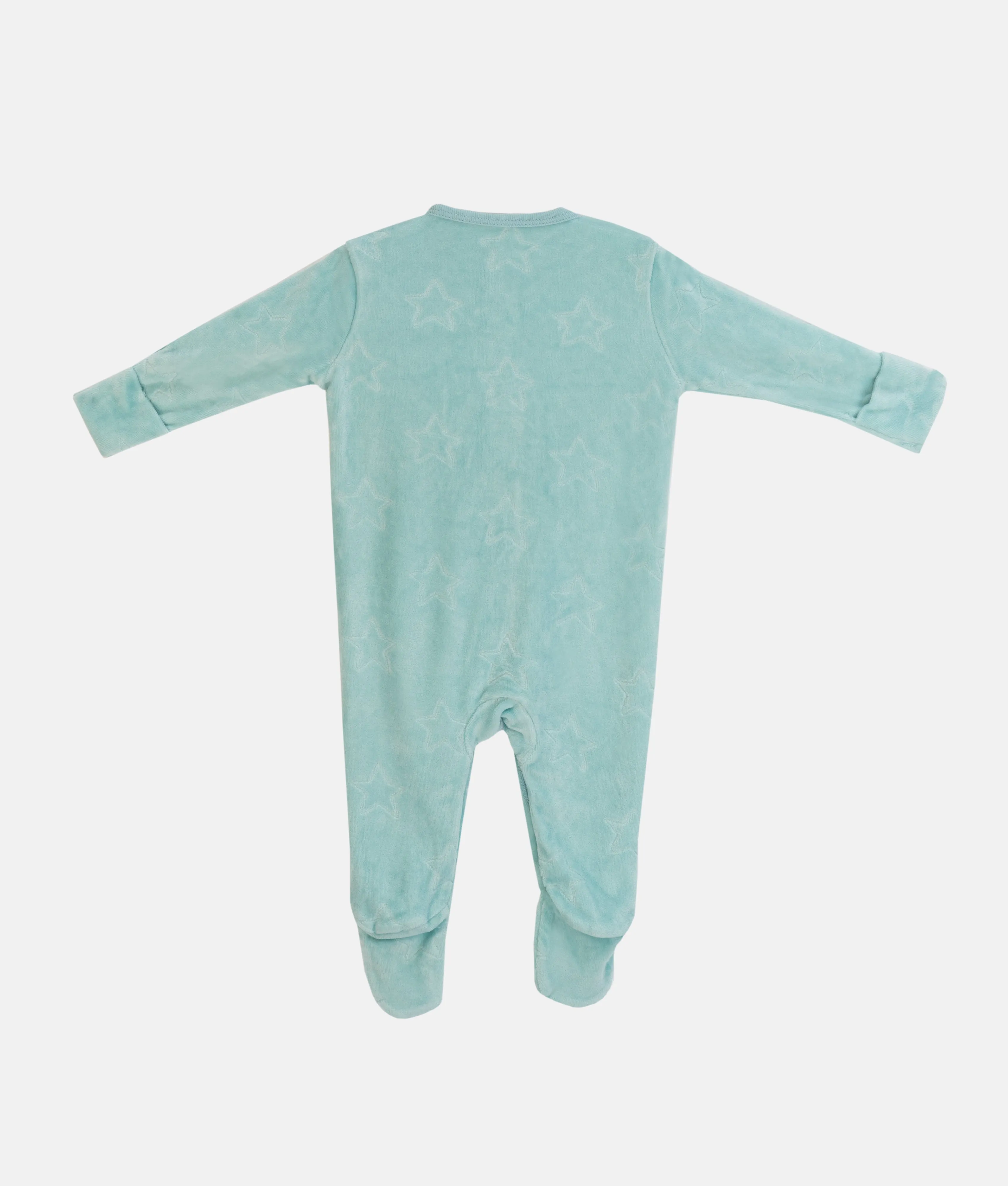 Baby Sleep Suits - Mint Stars