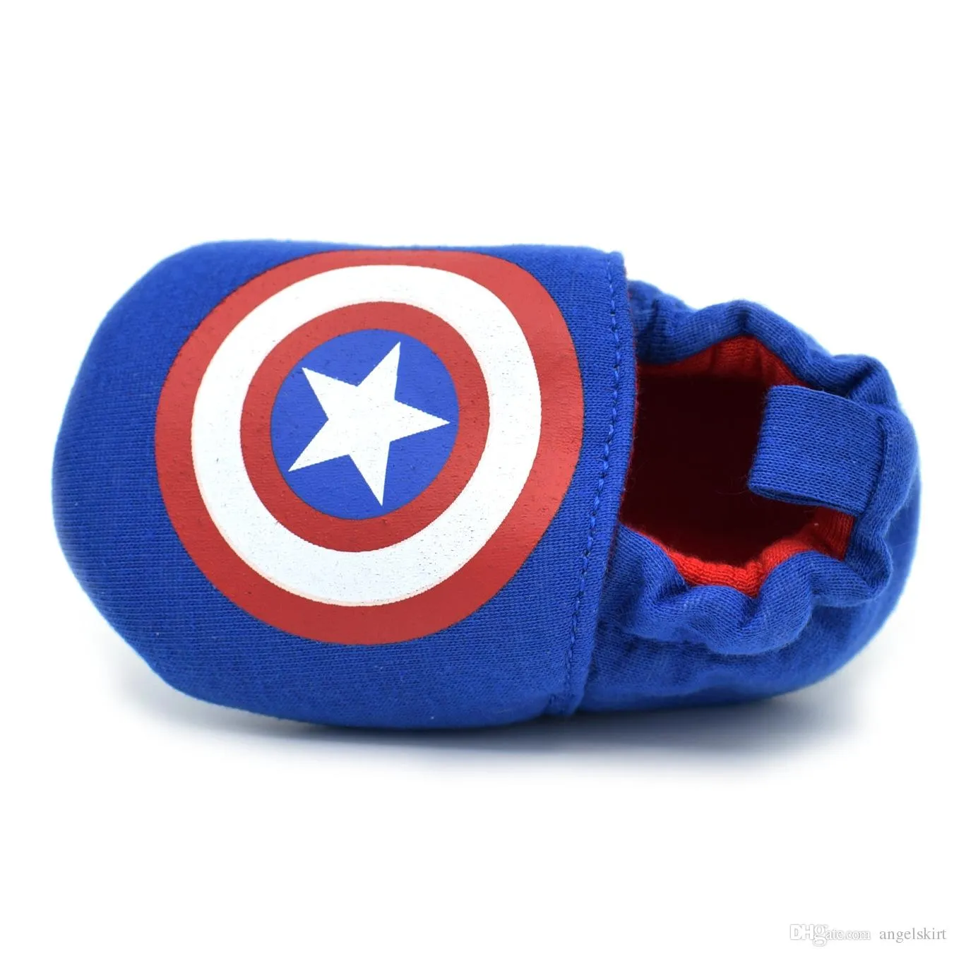 Baby Superhero Onesie with Shoe Set - Capt. America