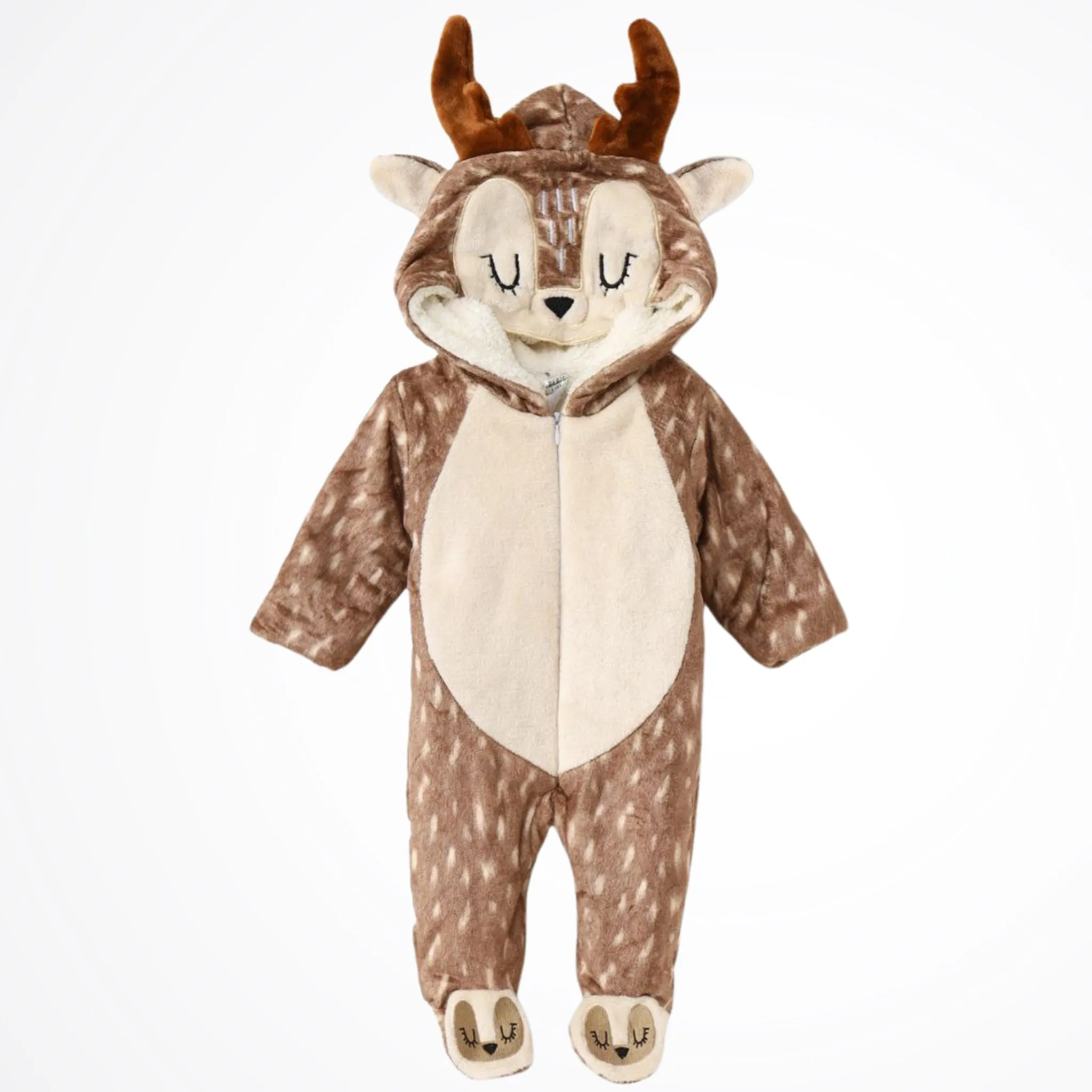 Bambi Fleece Hooded Onesies