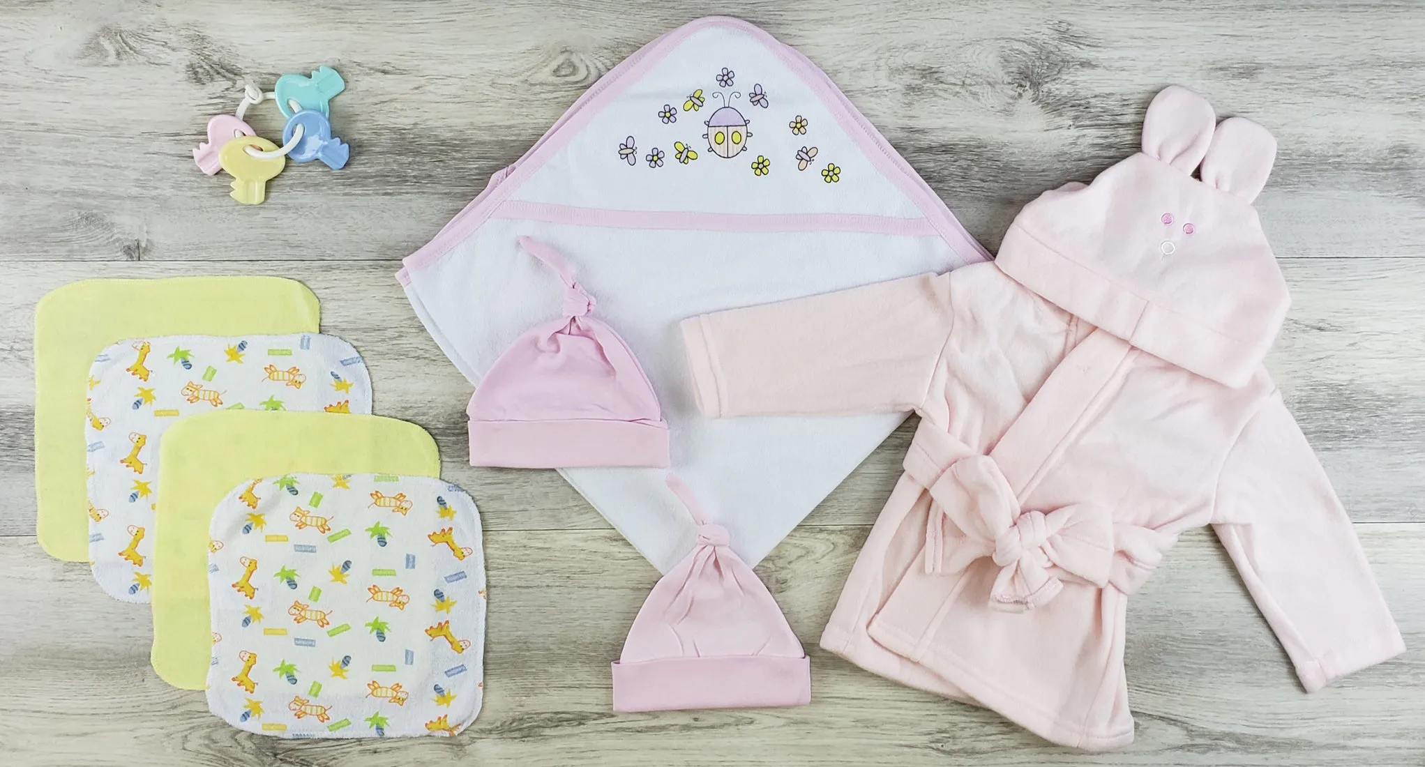 Bambini Hooded Towel, Hats, Wash Cloths and Robe