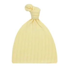 Birdie Ribbed Top Knot Hat