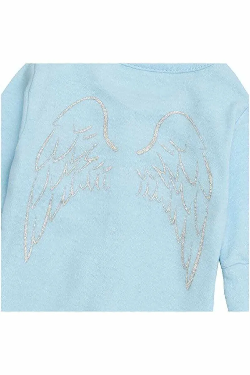 Blue Little Angel Pure Cotton Romper Sleepsuit
