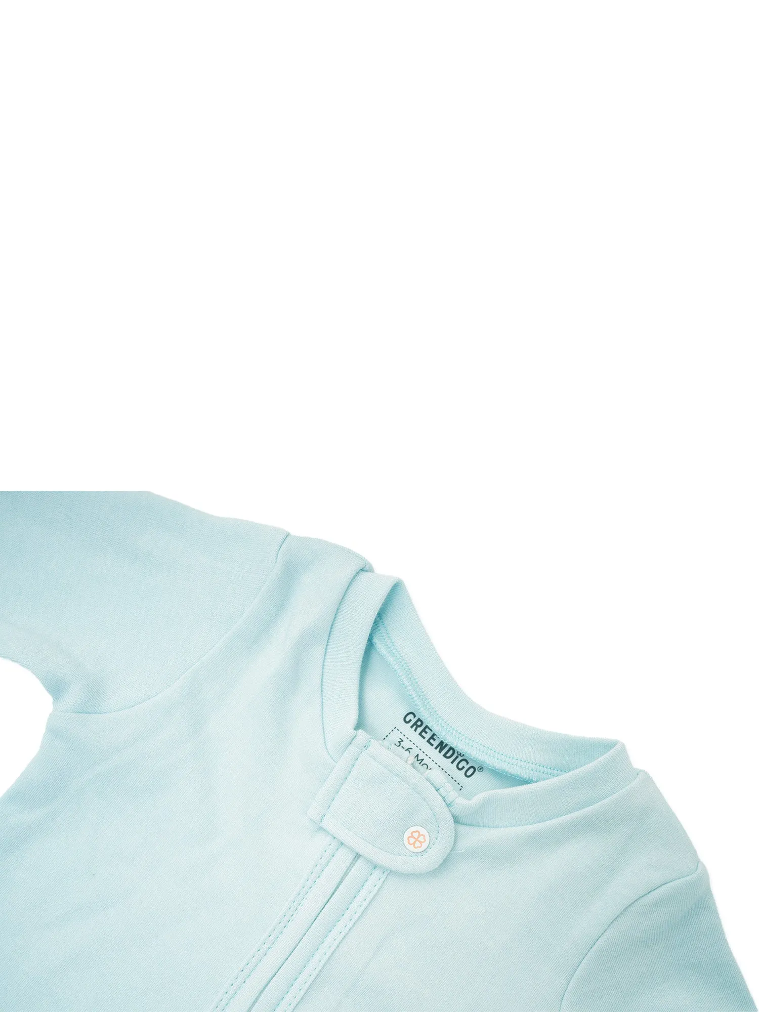 Blue Skies - Infant Organic Bamboo Solid Sleepsuit