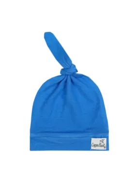 Blueberry Newborn Top Knot Hat by Copper Pearl