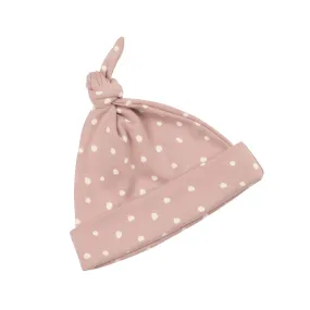 Bob & Blossom | Baby Hats | Old Rose & White Spots