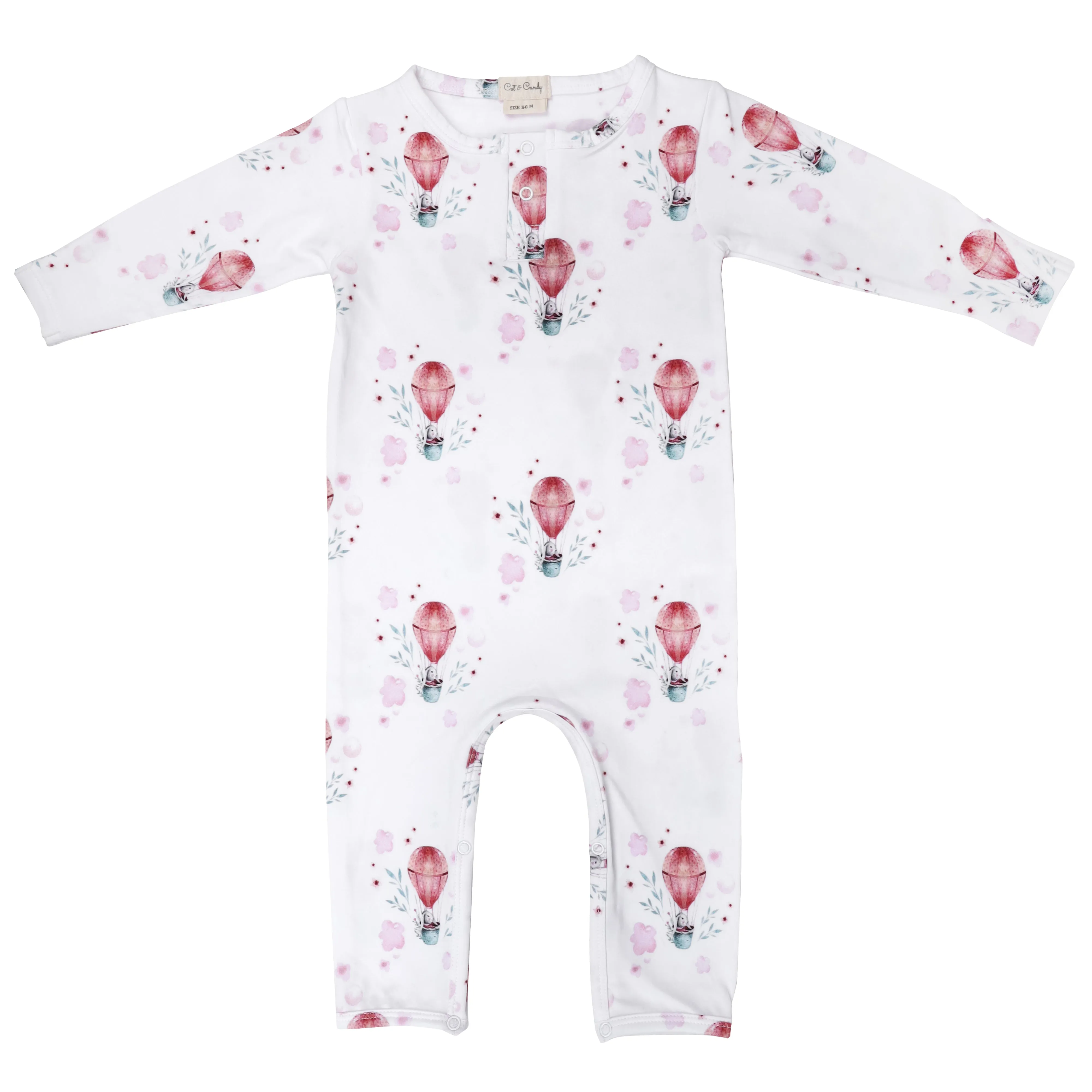Bunny Expedition Organic Sleep Suit