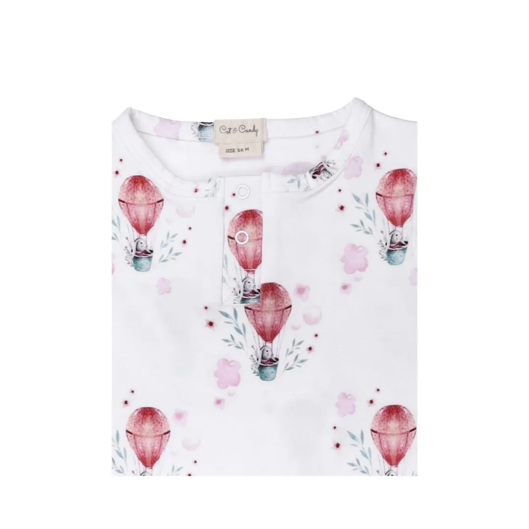Bunny Expedition Organic Sleep Suit