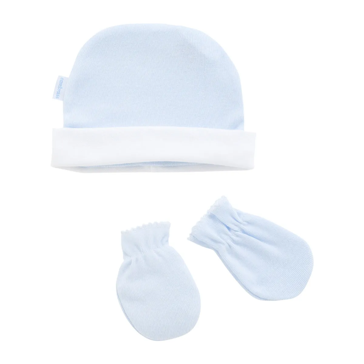 Cambrass Cap & Mittens Liso Blue