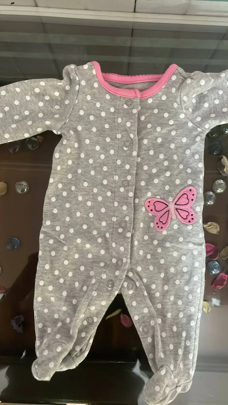 CARTER'S AND GERBEN COMPANY Baby girl onesie new born size (pack of - 2) (Both imported from USA)
