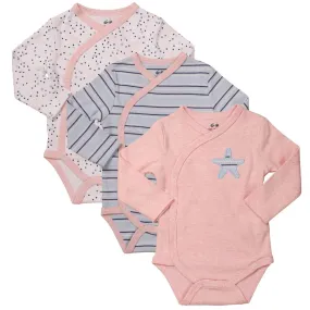 Clothes Baby Kimono Side Snap Girl Long Sleeve Bodysuit 6-9 Months