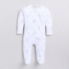 Constellation Bear Organic Footed Sleepsuit